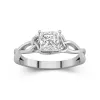 Celtic Knot Solitaire Engagement Ring 1.00ct Moissanite