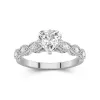 Antique Heart 1.20ct Moissanite Engagement Ring