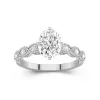 Antique Oval 2.00ct Moissanite Engagement Ring