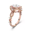 925 Sterling Silver Cubic Zirconia Engagement Ring