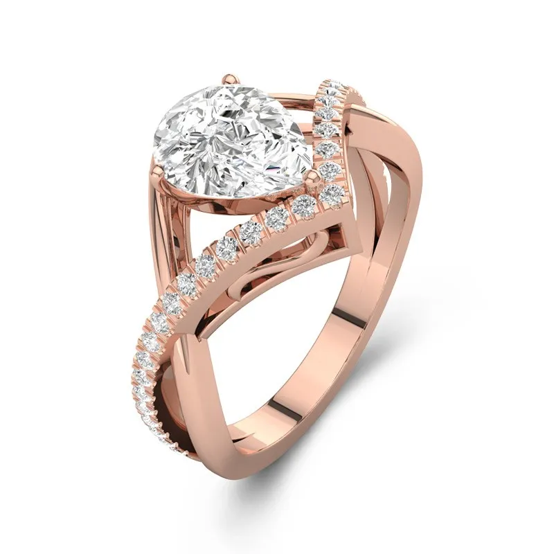 Engagement Ring 1.20ct Moissanite