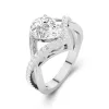 Bague de fiançailles 1.20ct Moissanite