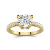 1.50ct Moissanite Engagement Ring 14K Gold