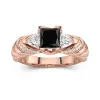 Unique Princess 1.50ct Cubic Zirconia Engagement Ring