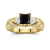 Unique Princess 1.50ct Cubic Zirconia Engagement Ring