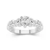 925 Sterling Silver Cubic Zirconia Engagement Ring