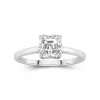 1.00ct Moissanite Bague de fiançailles Platine