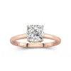 1.50ct Moissanite Bague de fiançailles Or rose 18 carats