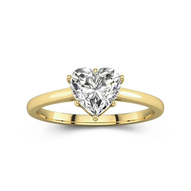 1.50ct Moissanite Engagement Ring 18K Gold