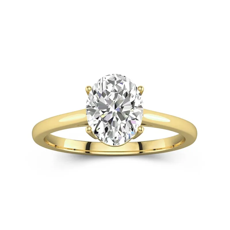 2.00ct Moissanite Engagement Ring 14K Gold