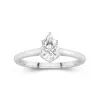 1.00ct Moissanite Bague de fiançailles Platine