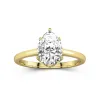 1.00ct Moissanite Bague de fiançailles Or 14 carats