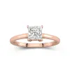 1.00ct Moissanite Bague de fiançailles Or rose 14 carats