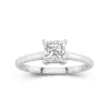 1.00ct Moissanite Bague de fiançailles Platine