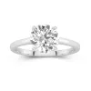 2.00ct Moissanite Bague de fiançailles Or blanc 18 carats