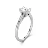 1.50ct Moissanite Bague de fiançailles Platine