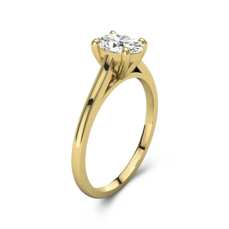 2.00ct Moissanite Engagement Ring 14K Gold