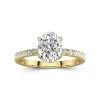 2.00ct Moissanite Engagement Ring 14K Gold