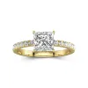 1.50ct Moissanite Engagement Ring 14K Gold