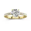 1.50ct Moissanite Engagement Ring 14K Gold