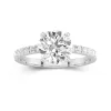 2.00ct Moissanite Engagement Ring 14K White Gold