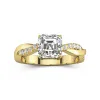 2.00ct Moissanite Engagement Ring 14K Gold