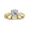 2.00ct Moissanite Engagement Ring 14K Gold