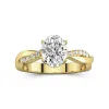 2.00ct Moissanite Engagement Ring 14K Gold