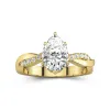 2.00ct Moissanite Engagement Ring 14K Gold