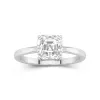 2.00ct Moissanite Bague de fiançailles Or blanc 18 carats