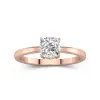 1.00ct Moissanite Bague de fiançailles Or rose 14 carats