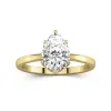 2.00ct Moissanite Bague de fiançailles Or 14 carats