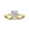 1.50ct Moissanite Engagement Ring 14K Gold