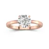 1.50ct Moissanite Engagement Ring 14K Rose Gold