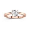 1.00ct Moissanite Engagement Ring 14K Rose Gold