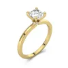 1.00ct Moissanite Engagement Ring 14K Gold