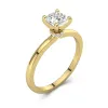 1.00ct Moissanite Engagement Ring 14K Gold