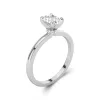 1.50ct Moissanite Bague de fiançailles Platine