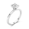 1.50ct Moissanite Engagement Ring 18K White Gold