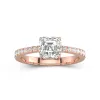 Glory Asscher 1.50ct Moissanite Engagement Ring