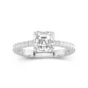 Glory Asscher 2.00ct Moissanite Engagement Ring