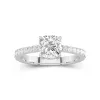 Glory Cushion 1.50ct Moissanite Engagement Ring