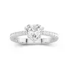 Glory Heart 1.50ct Moissanite Engagement Ring