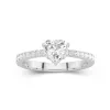 Glory Heart 1.00ct Moissanite Engagement Ring