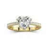 Glory Heart 2.00ct Moissanite Engagement Ring