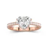 Glory Heart 2.00ct Moissanite Engagement Ring