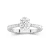 Glory Oval 1.50ct Moissanite Engagement Ring