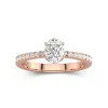 Glory Oval 1.00ct Moissanite Engagement Ring