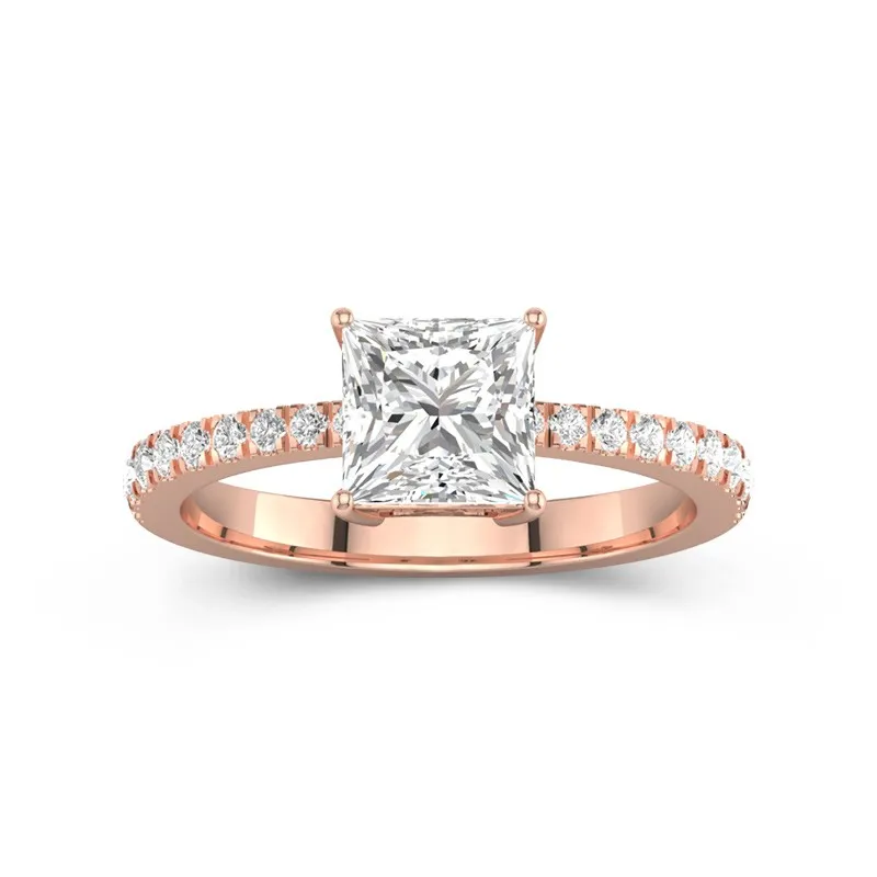 Glory Princess 1.50ct Moissanite Engagement Ring
