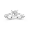 Glorieux Princesse 1.50ct Moissanite Bague de fiançailles